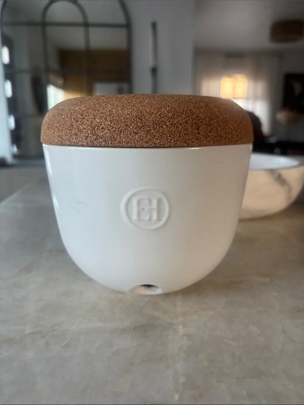 Emile Henry French Ceramic Garlic Pot